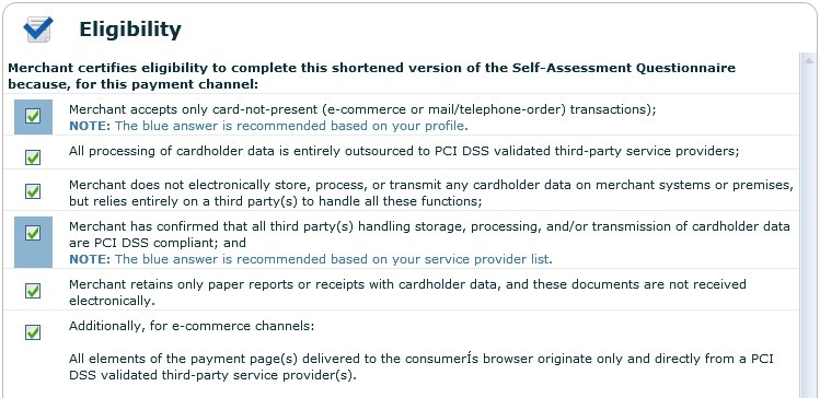 pci compliance eligibility