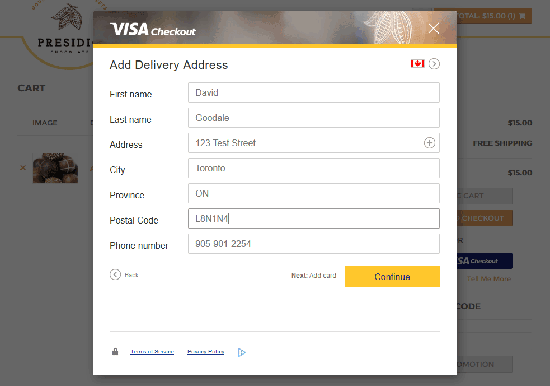 Visa Checkout 2
