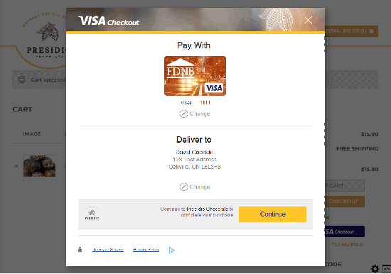 Visa Checkout 4