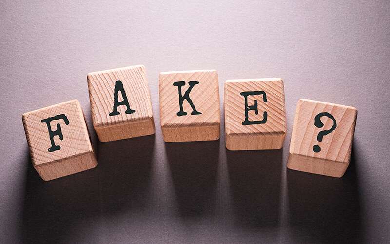 Fake.