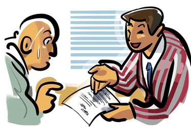 Card processing negotiation.