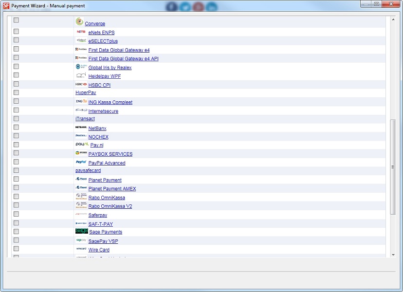 ShopFactory Supported Payment Gateway List.