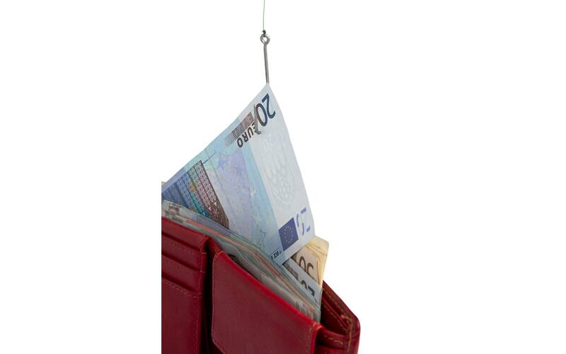 fishing money out of pocket