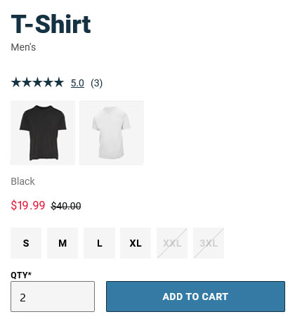 Shoping cart software example.