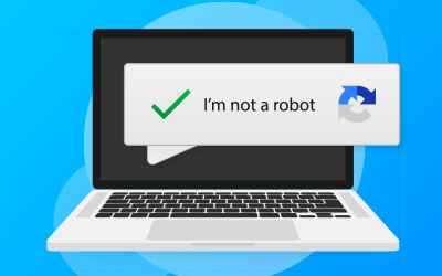 I'm not a robot, common reCAPTCHA challenge.